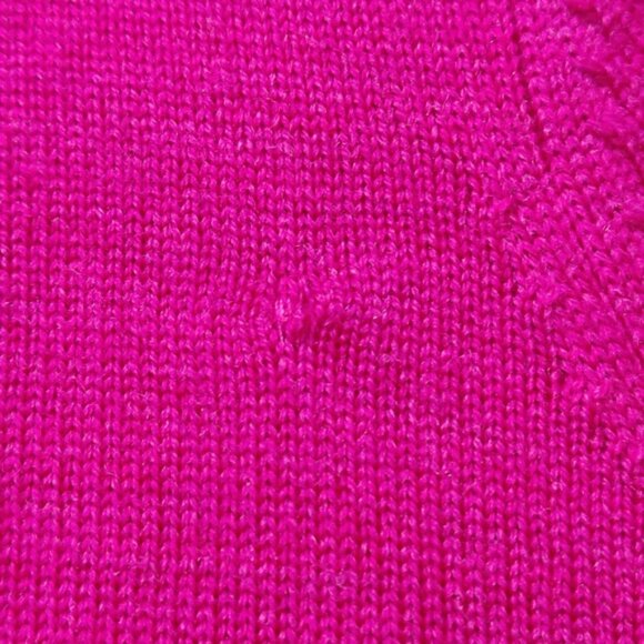 Jones New York Luxe Women's Cardigan Size XL Pink Merino Wool Barbiecore Elegant - Picture 13 of 13